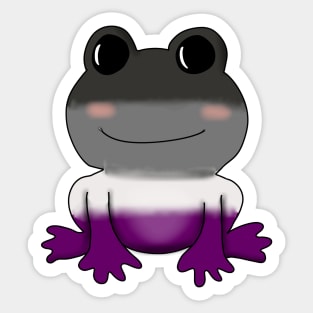 Asexual Frog Sticker